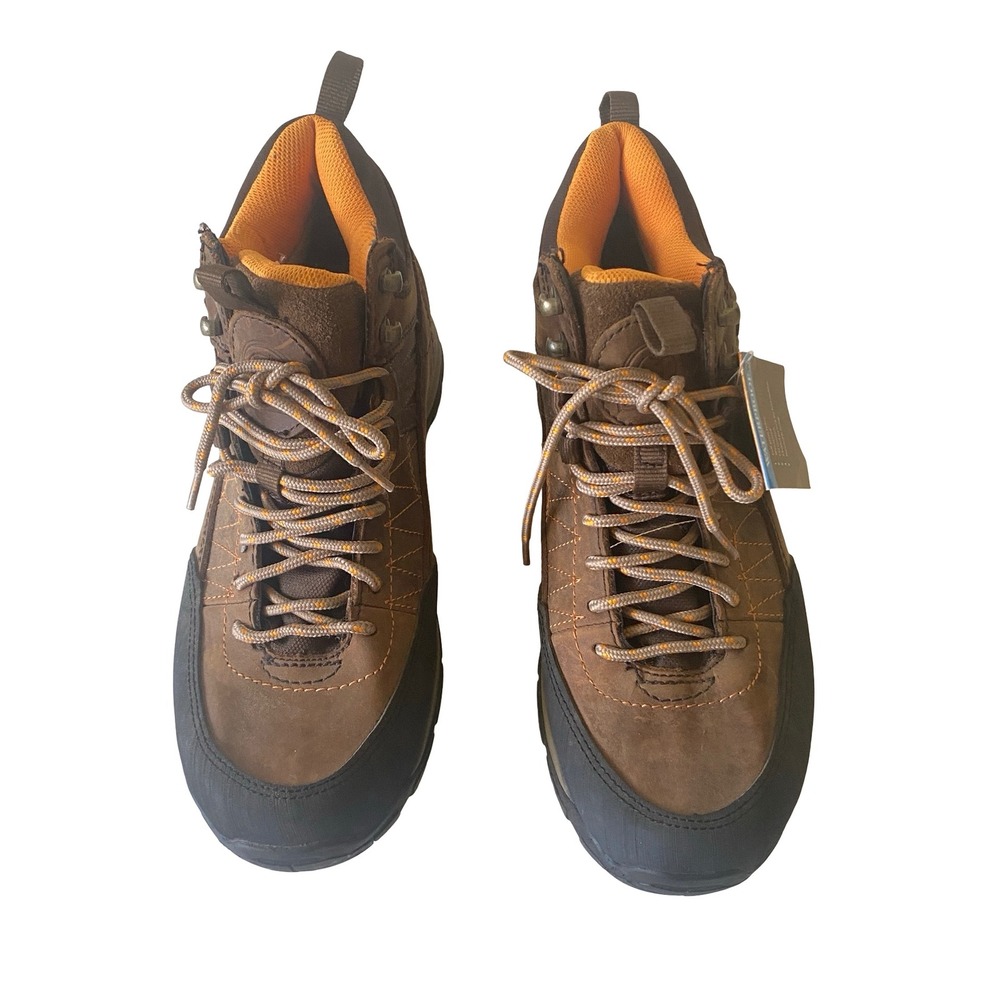Elk Woods Blaze Men's Hiking Boots 10M Brown Waterproof Leather Trail Shoes NWT